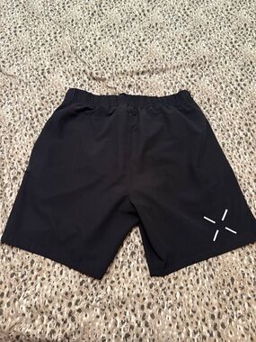 Ten Thousand Black  Shorts with Reflective Cross